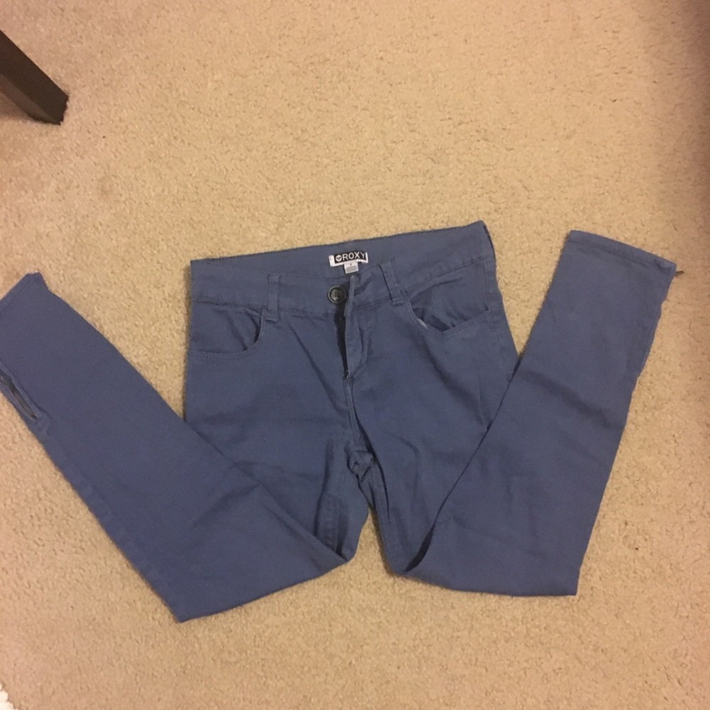 Roxy blue ankle length pants